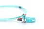 Digitus Cable de conexión de fibra óptica multimodo OM3 LC a SC 5 m Aguamarina