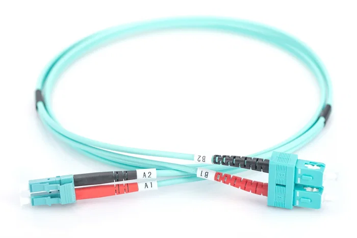 Digitus Cable de conexión de fibra óptica multimodo OM3 LC a SC 5 m Aguamarina Digitus Cable de conexión de fibra óptica multimodo OM3 LC a SC 5 m Aguamarina