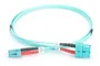 Digitus Cable de conexión de fibra óptica multimodo OM3 LC a SC 5 m Aguamarina