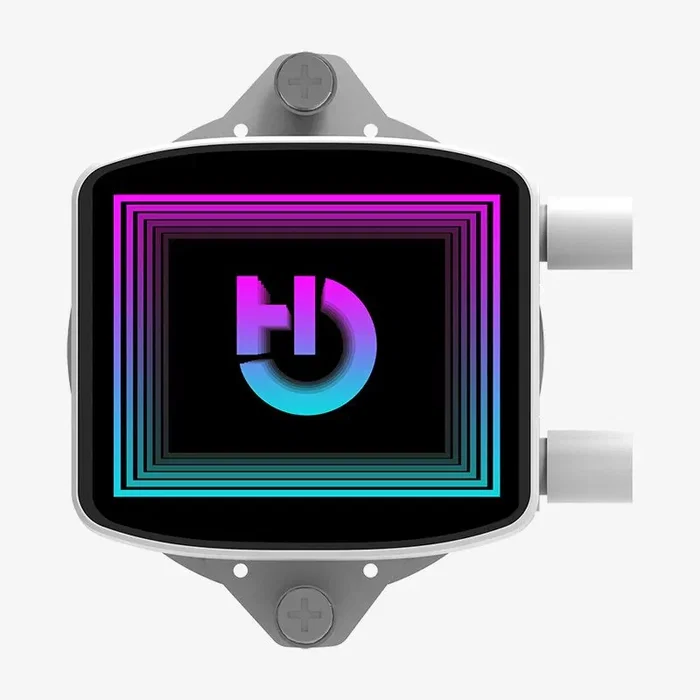 Hiditec Kit de Refrigeración Líquida LQ360 para CPU, 360mm ARGB, 3 Ventiladores PWM FDB, Blanco, Compatible Intel/AMD