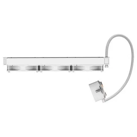 Hiditec Refrigeración Líquida LQ360 Blanco Alto Rendimiento con 3 Ventiladores ARGB 120mm FDB y Bomba Aluminio