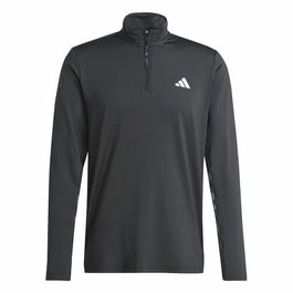 Sudadera sin Capucha Adidas Essentials Negro