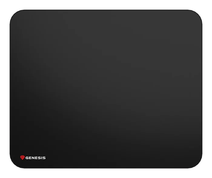 Genesis Carbon 500 L Alfombrilla de Ratón Gaming Tela Speed, Negro, Impermeable, Base Antideslizante, 400x330mm, modelo LOGO