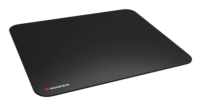 Genesis Carbon 500 L Alfombrilla de Ratón Gaming Tela Speed, Negro, Impermeable, Base Antideslizante, 400x330mm, modelo LOGO