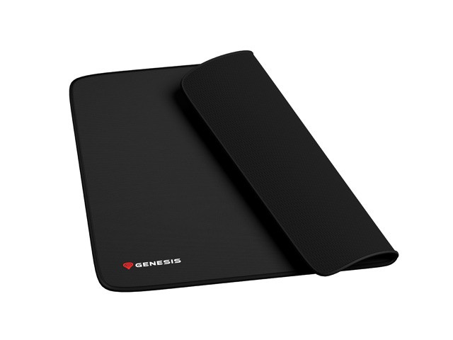 Genesis Carbon 500 L LOGO Alfombrilla de Ratón Gaming Negra