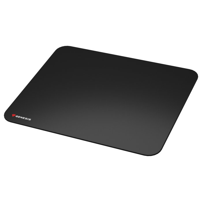 Genesis Mauspad CARBON 500 LOGO Alfombrilla de Ratón para Juegos, Negro, 400 mm x 330 mm