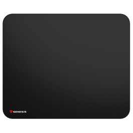 Genesis Mauspad CARBON 500 LOGO Alfombrilla de Ratón para Juegos, Negro, 400 mm x 330 mm