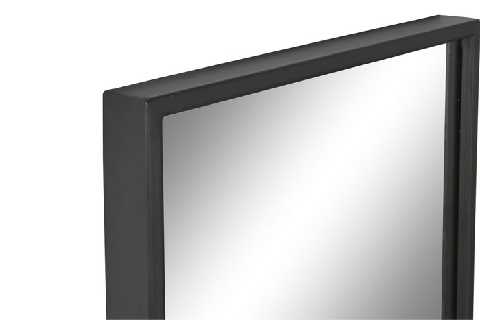 DKD Home Decor Espejo Hierro y Cristal Negro 35x4x120 cm