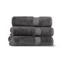 Mijölnir Toalla de Lavado Antracita 33x33 cm, Algodón y Lyocell, Suave y Absorbente, Lujosa para Baño