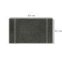 Mijölnir Toalla de Lavado Antracita 33x33 cm, Algodón y Lyocell, Suave y Absorbente, Lujosa para Baño