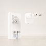 Tooq Cargador de Pared GaN 65W con USB-C PD y USB-A QC Blanco TQWC-GANSL65W1A1C