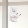 Tooq Cargador de Pared GaN 65W con USB-C PD y USB-A QC Blanco TQWC-GANSL65W1A1C