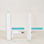 Tooq Cargador de Pared GaN 65W con USB-C PD y USB-A QC Blanco TQWC-GANSL65W1A1C