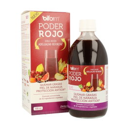 Biform Poder Rojo 500 ml Complemento Alimenticio 32 Extractos Frutas Verduras Plantas Dietisa