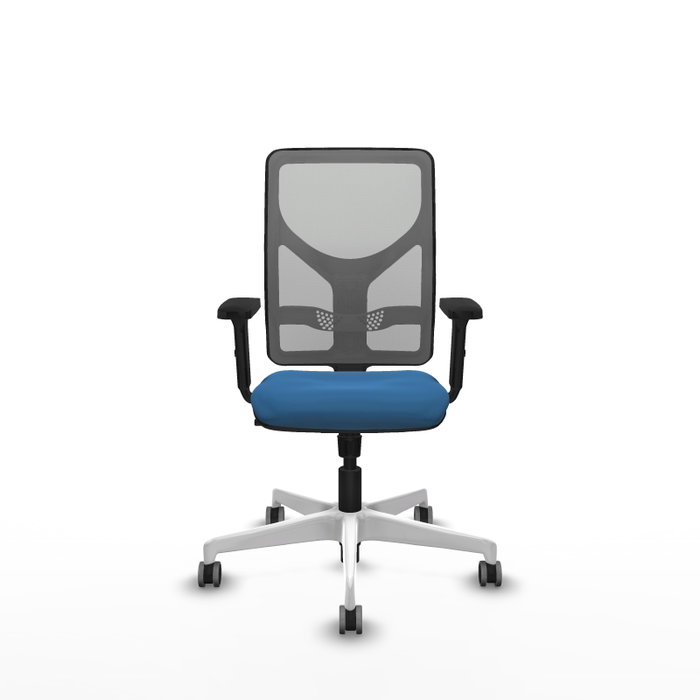 PIQUERAS Y CRESPO Silla de oficina Motilla con mecanismo Sincro, Azul claro y Gris PIQUERAS Y CRESPO Silla de oficina Motilla con mecanismo Sincro, Azul claro y Gris