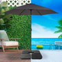 Aktive Soporte para parasol 4 piezas plástico 50x50x7,5 cm - 60/80