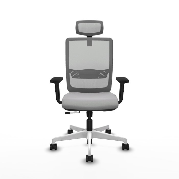 PIQUERAS Y CRESPO Silla de oficina Haches Gris con Mecanismo Sincro/Traslack PIQUERAS Y CRESPO Silla de oficina Haches Gris con Mecanismo Sincro/Traslack