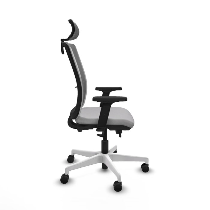 PIQUERAS Y CRESPO Silla de oficina Haches Gris con Mecanismo Sincro/Traslack PIQUERAS Y CRESPO Silla de oficina Haches Gris con Mecanismo Sincro/Traslack