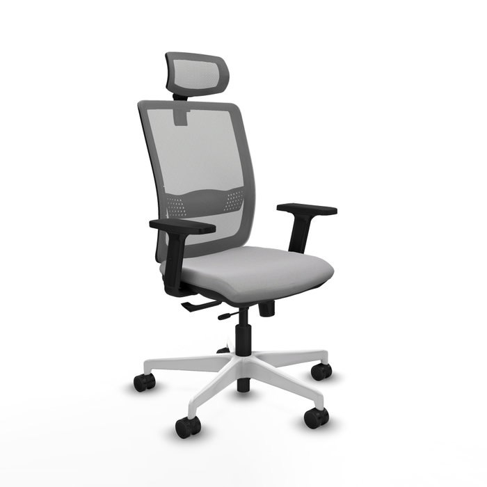 PIQUERAS Y CRESPO Silla de oficina Haches Gris con Mecanismo Sincro/Traslack PIQUERAS Y CRESPO Silla de oficina Haches Gris con Mecanismo Sincro/Traslack