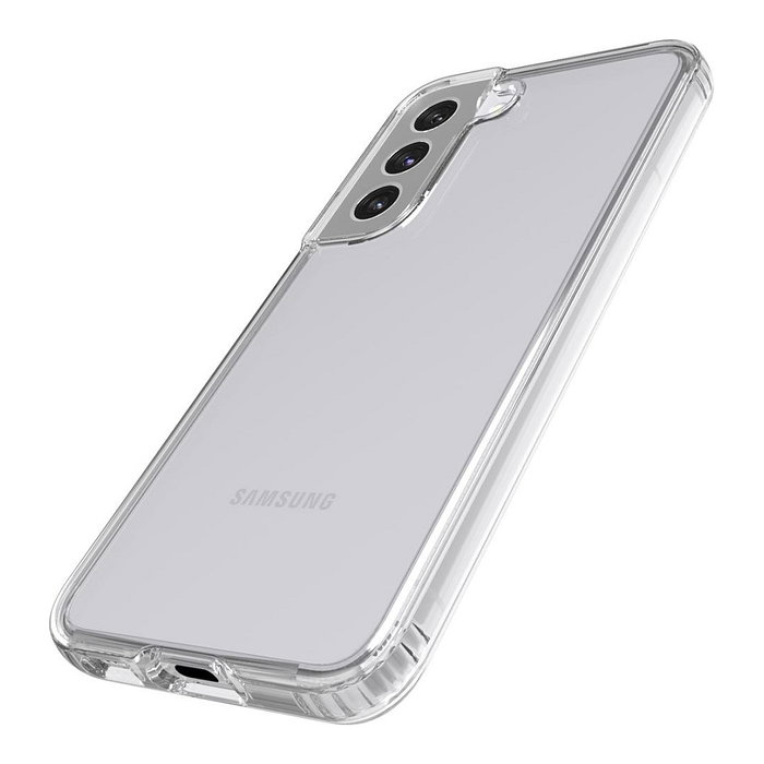 Tech21 EvoClear Multi-Drop Case para Samsung Galaxy S22, Transparente