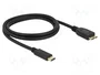 DeLOCK Cable USB de 1 m con USB Type-C a USB Micro-B, 10 Gbps