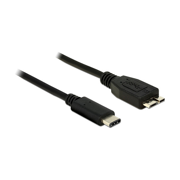 DeLOCK Cable USB 3.1 Type-C a Micro-USB B, 1 m, Negro DeLOCK Cable USB 3.1 Type-C a Micro-USB B, 1 m, Negro