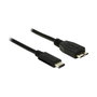 DeLOCK Cable USB de 1 m con USB Type-C a USB Micro-B, 10 Gbps