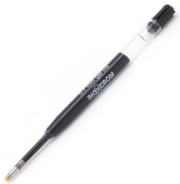 Inoxcrom Recambio Boligrafo Roller Gel 0,7 mm Negro (Set de 5) (Set de 5)