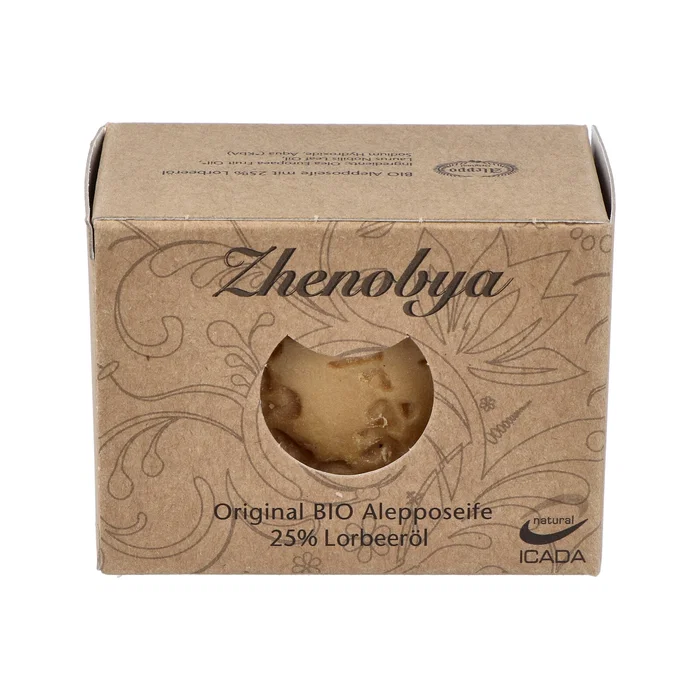Zhenobya Jabón de Alepo 200g - Jabón Natural 75% Aceite de Oliva y 25% Aceite de Laurel para Higiene Diaria, Piel Sensible Zhenobya Jabón de Alepo 200g - Jabón Natural 75% Aceite de Oliva y 25% Aceite de Laurel para Higiene Diaria, Piel Sensible