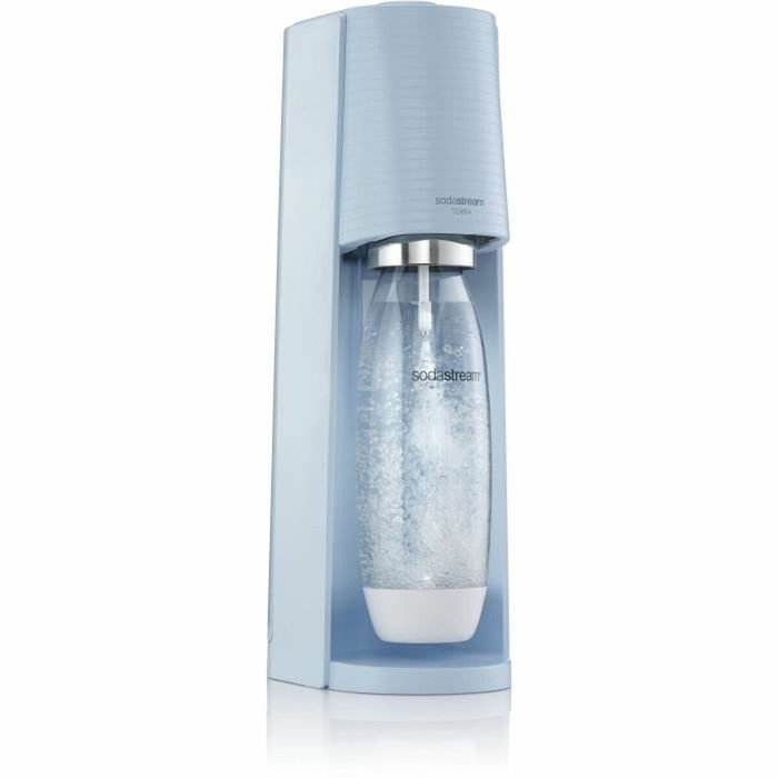 SodaStream Terra Máquina de soda Azul claro con CO2 y botella PET de 1L