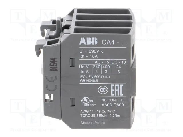 ABB Contactores auxiliares AF NC x2 + NA x2