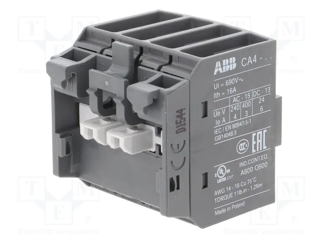 ABB Contactores auxiliares AF NC x2 + NA x2