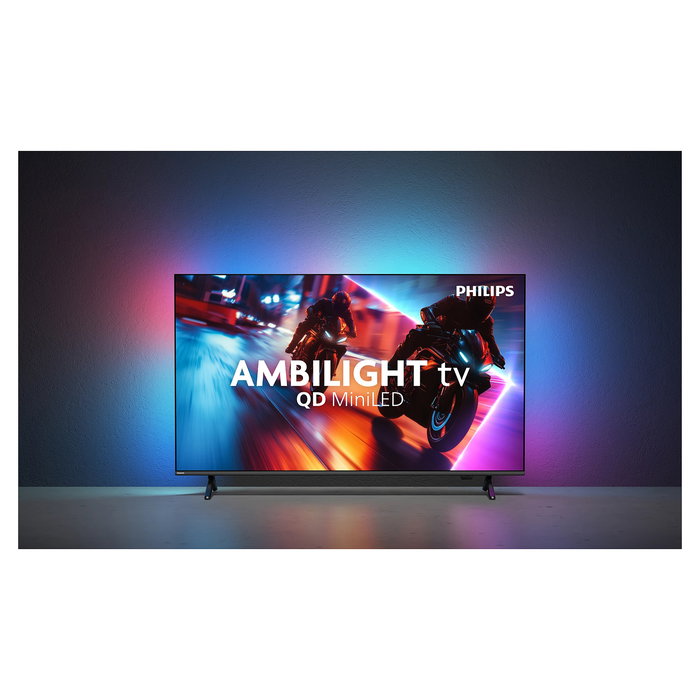 Philips 55MLED910/12 TV 55" QD-Mini LED 4K Ultra HD Ambilight 3 Lados Smart TV Titan OS 120Hz AMD FreeSync Premium HDR10+ Dolby Atmos WiFi Bluetooth