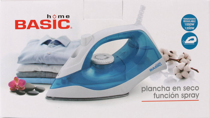 Basic Home Plancha Vapor 1000-1200W Basic Home (6 Unidades)