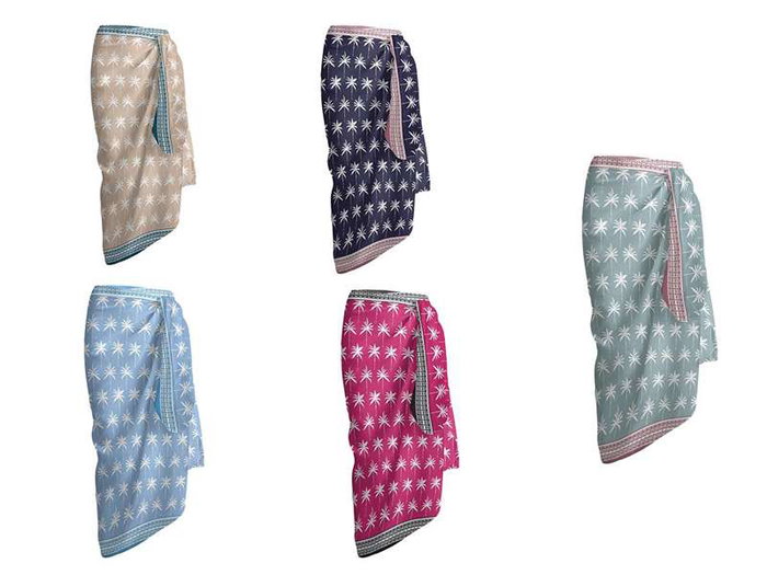 Secaneta Pareo Voile Algodón Estampado Adoro 100x180 cm - Modelos Surtidos