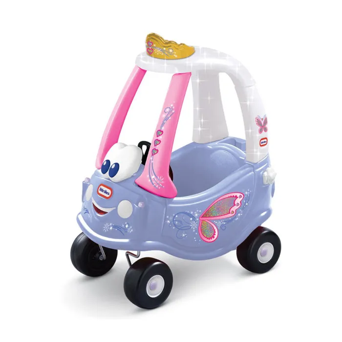 Little Tikes Cochecito Cozy Coupe Hada - Coche Infantil con Puertas, Claxon y Suelo Desmontables - Juguete para Niños a Partir de 18 Meses