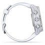 Garmin fenix 8 43mm Blanco/Plata con correa de silicona blanca