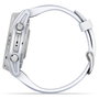 Garmin fenix 8 43mm Blanco/Plata con correa de silicona blanca