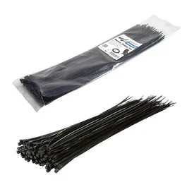 LogiLink Bridas de color negro, 100 unidades, 4.4 mm x 400 mm