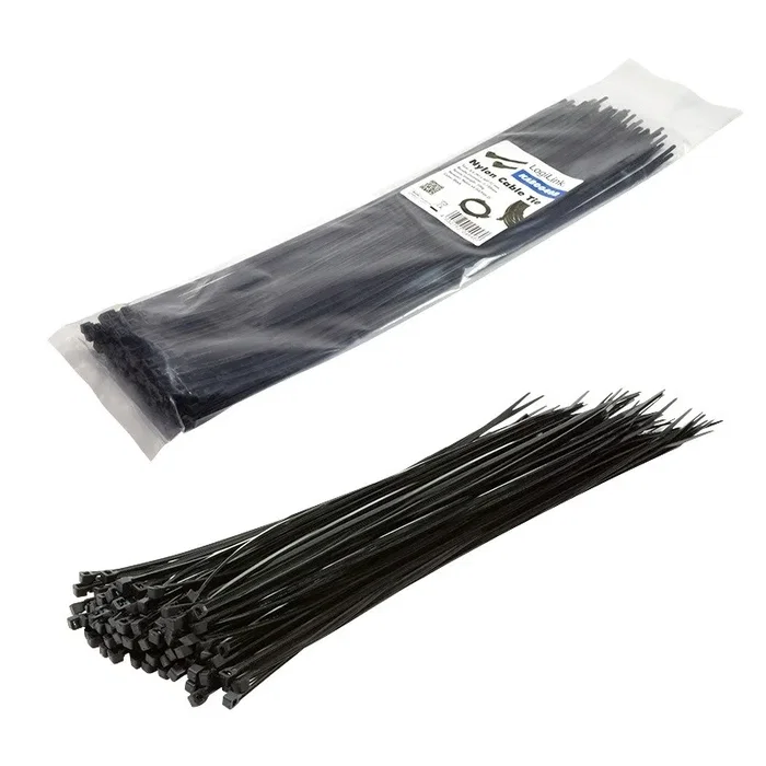 LogiLink Bridas de color negro, 100 unidades, 4.4 mm x 400 mm LogiLink Bridas de color negro, 100 unidades, 4.4 mm x 400 mm