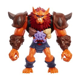 Mattel Masters Of The Universe Figura Deluxe Beast Man 14 cm con Arma y Power Attack