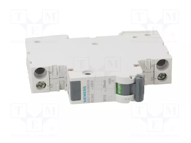 SIEMENS 5SV1316-0KK10 RCBO 10A 30mA 1+N