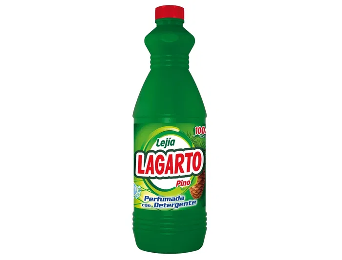 Lagarto Lejía con detergente aroma pino, botella 1,5 L