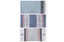 DKD Home Decor Toalla Atlantico 6 Unidades Azul Rojo Blanco 170 x 90 x 1 cm