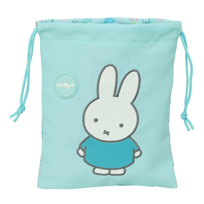 Safta Saquito de Merienda Miffy Friends Reciclado y Repelente al Agua 250x200 mm Safta Saquito de Merienda Miffy Friends Reciclado y Repelente al Agua 250x200 mm