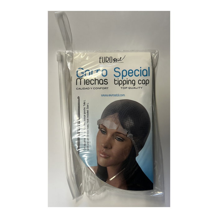 EuroStil Gorro de Silicona Perforado para Mechas con Gancho EuroStil Gorro de Silicona Perforado para Mechas con Gancho