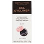 Revolution Make Up Gel Eyeliner life-proof Black