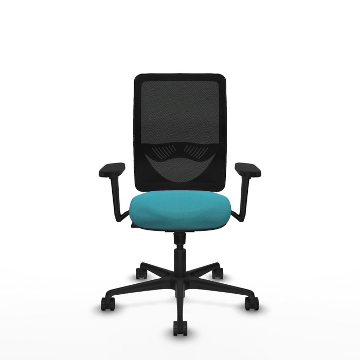 PIQUERAS Y CRESPO Silla de oficina Zulema con mecanismo Sincro, Turquesa y Negro PIQUERAS Y CRESPO Silla de oficina Zulema con mecanismo Sincro, Turquesa y Negro