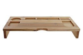 DKD Home Decor Organizador de Abeto 60x30x9 para Pantalla PC Natural