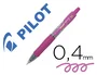 Pilot Bolígrafo G-2 Pixie Rosa Tinta Gel Retráctil Sujeción Caucho Punta 0.7mm Trazo 0.4mm